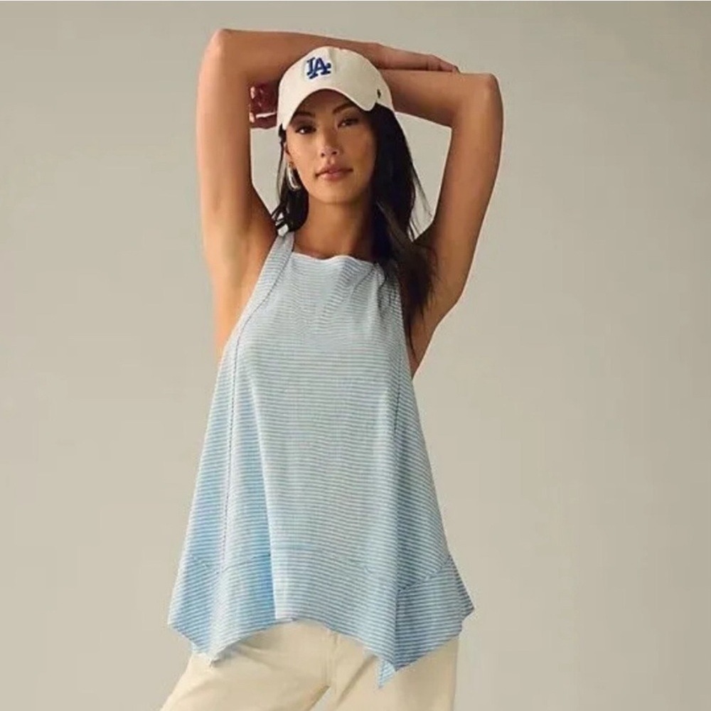 NWT | ANTHROPOLOGIE Pilcro Hankey-Hem Swing Tank | size S